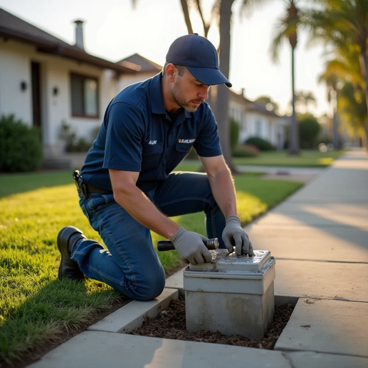 Water damage restoration at a post-war home in Downey, CA