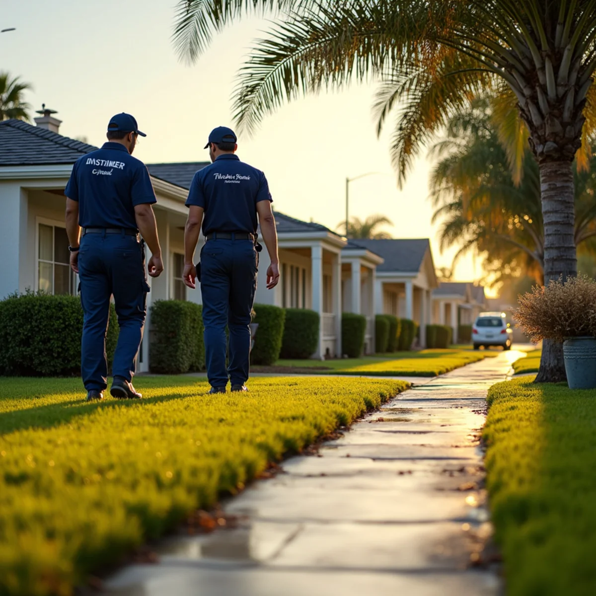 Street of 1940s post-war bungalows in West Whittier-Los Nietos