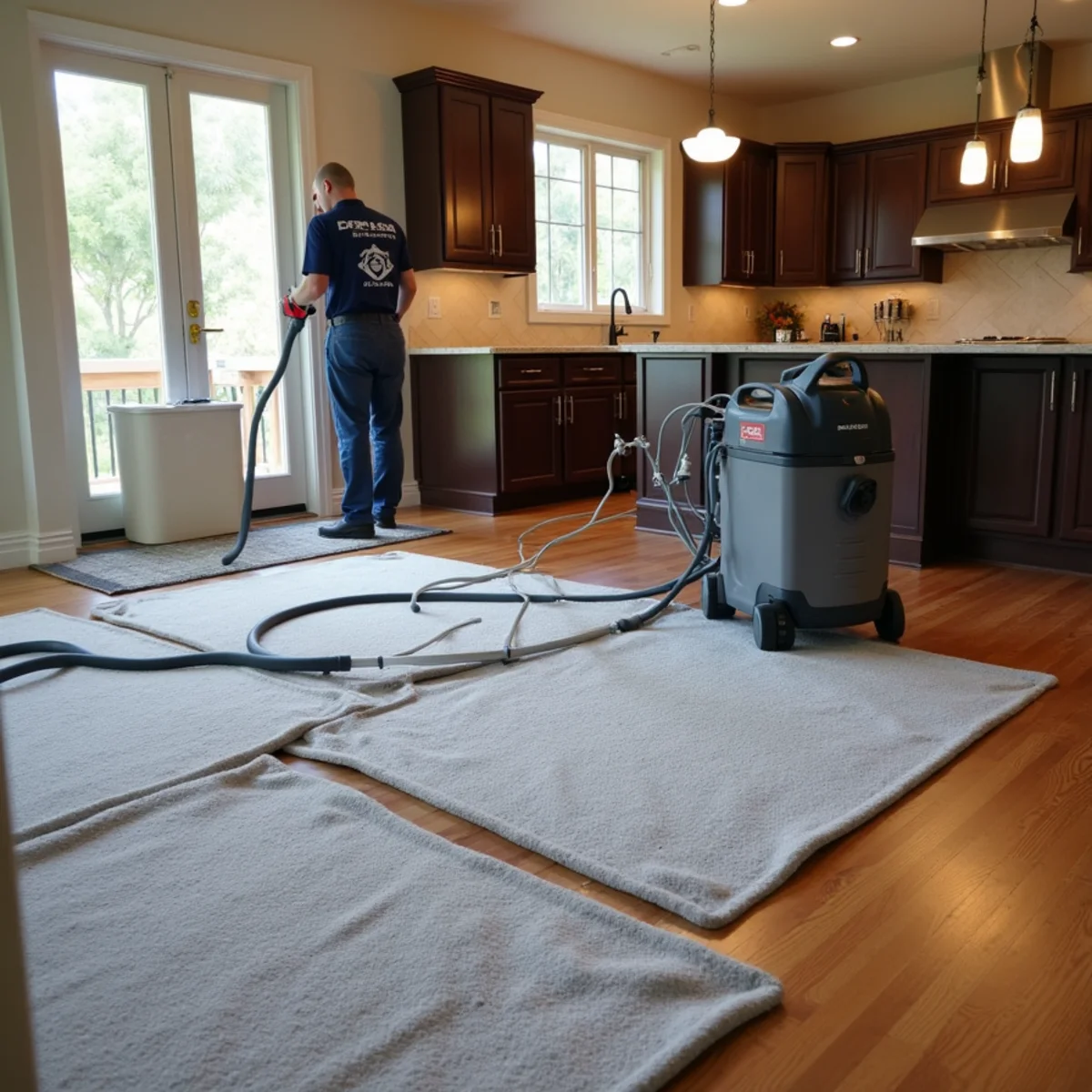Water damage restoration at an upscale custom home in Friendly Hills, Whittier, CA