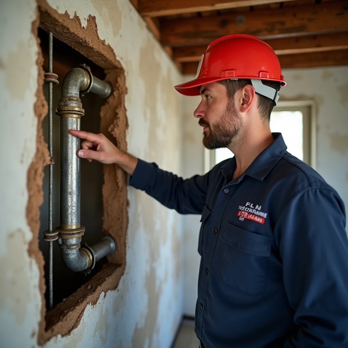 Cast iron drain and galvanized supply failure restoration at an Orange Drive area home in Whittier, CA